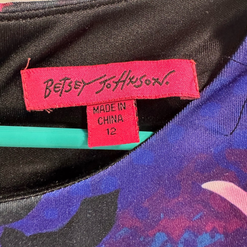 Betsey Johnson Multicolor Floral Midi Dress - Picture 2 of 8